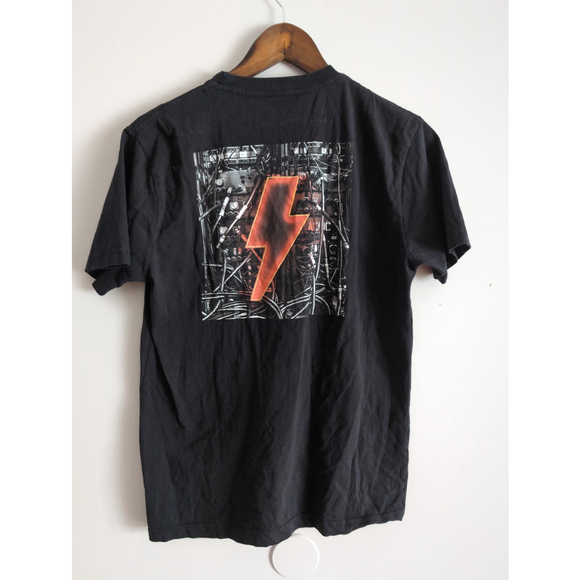 AC/DC Band Official Merchandise Front/ Back Graphic T-shirt size M Artsy Black - Picture 3 of 7